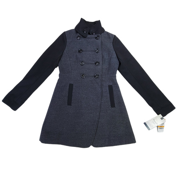 American Rag Jackets & Blazers - ((New)) American Rag Double-Breasted Peacoat - Charcoal Gray, Size S